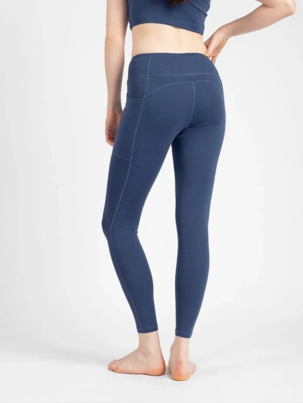 Happy Earth Leggings-blueberry